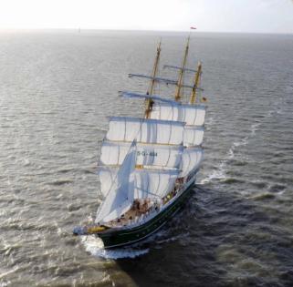 Tall Ship heeft Harlingen bezocht als eerste buitenlandse haven